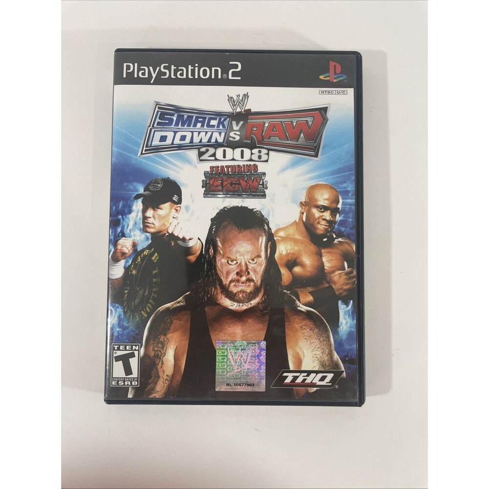 WWE Smackdown VS Raw 2008 (PS2, 2007) CIB Tested